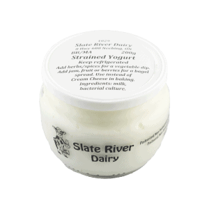 Strained Yogurt from Slate River Dairy